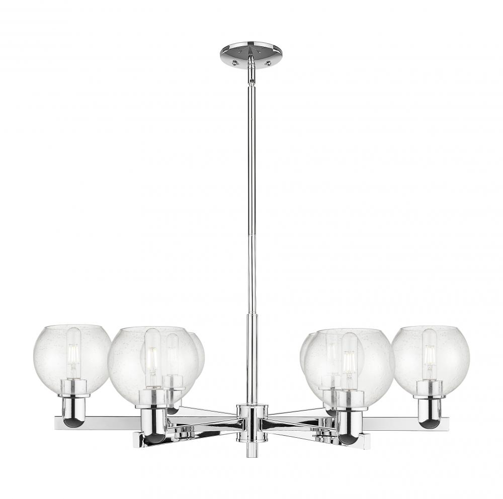 Athens - 6 Light - 36 inch - Polished Chrome - Stem hung - Chandelier
