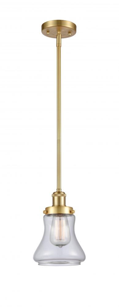 Bellmont - 1 Light - 6 inch - Satin Gold - Mini Pendant