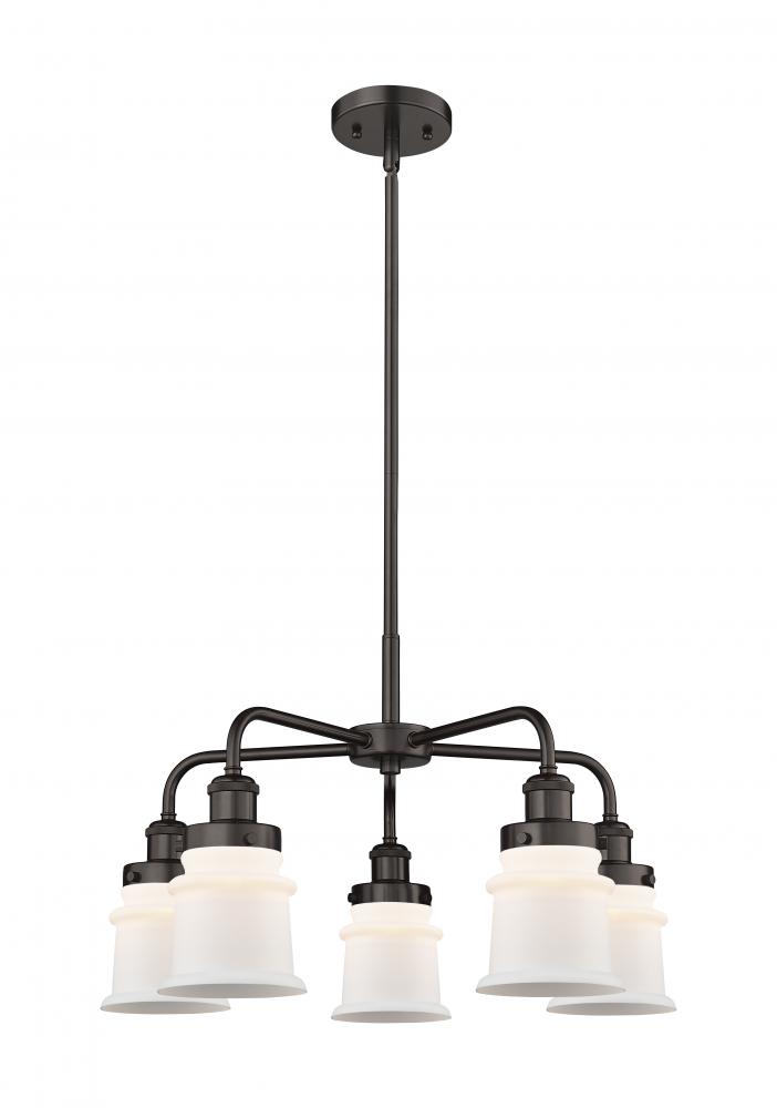 Canton - 5 Light - 24 inch - Oil Rubbed Bronze - Chandelier