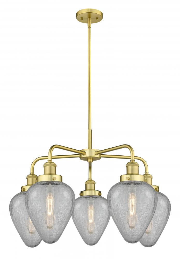 Geneseo - 5 Light - 25 inch - Satin Gold - Chandelier