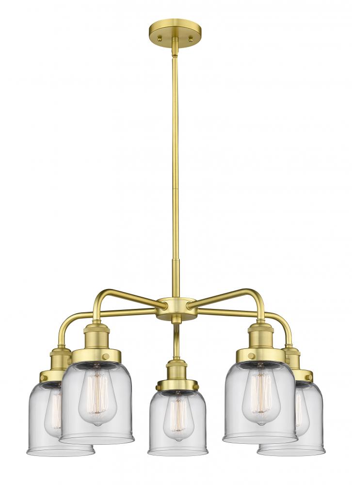 Edison - 5 Light - 24 inch - Satin Gold - Chandelier