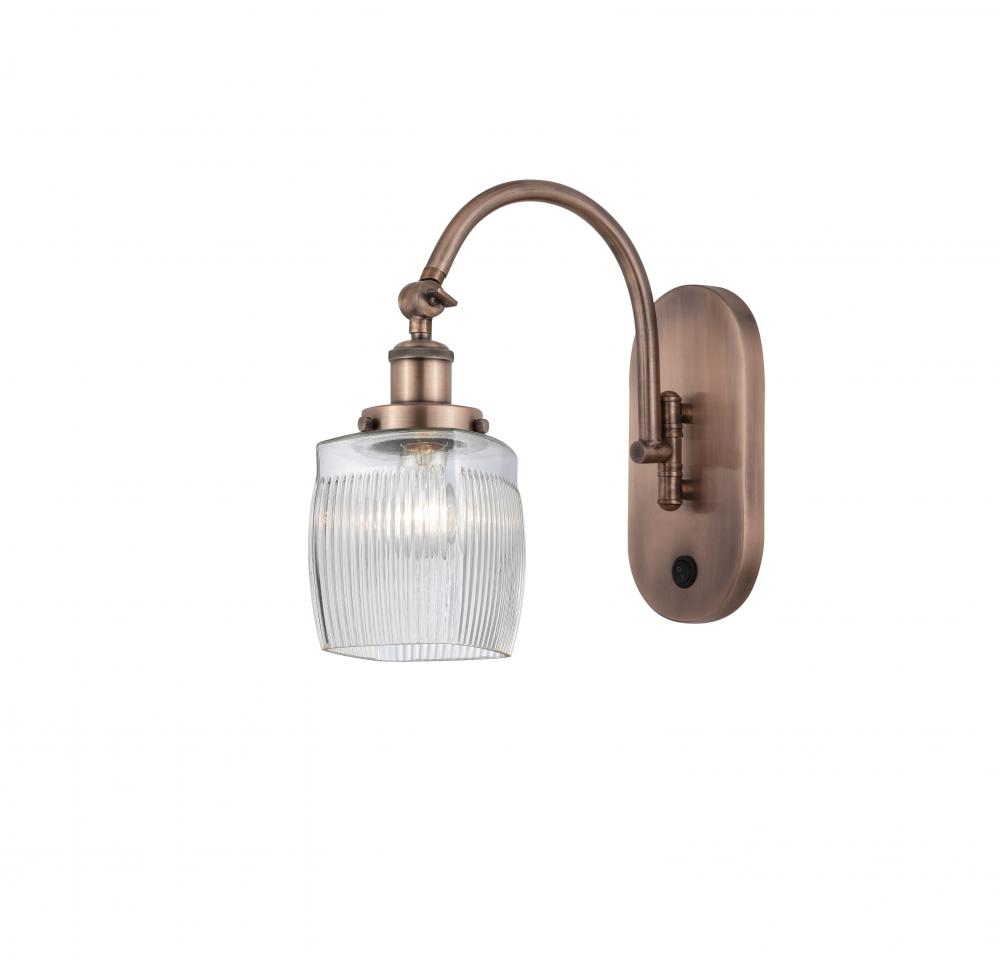 Colton - 1 Light - 6 inch - Antique Copper - Adjustable Swing Arm