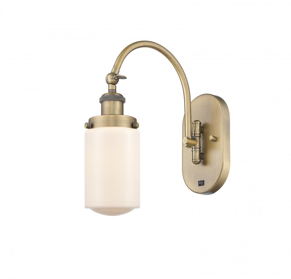 Dover - 1 Light - 5 inch - Brushed Brass - Sconce