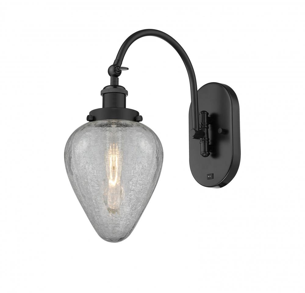 Geneseo - 1 Light - 7 inch - Matte Black - Adjustable Swing Arm