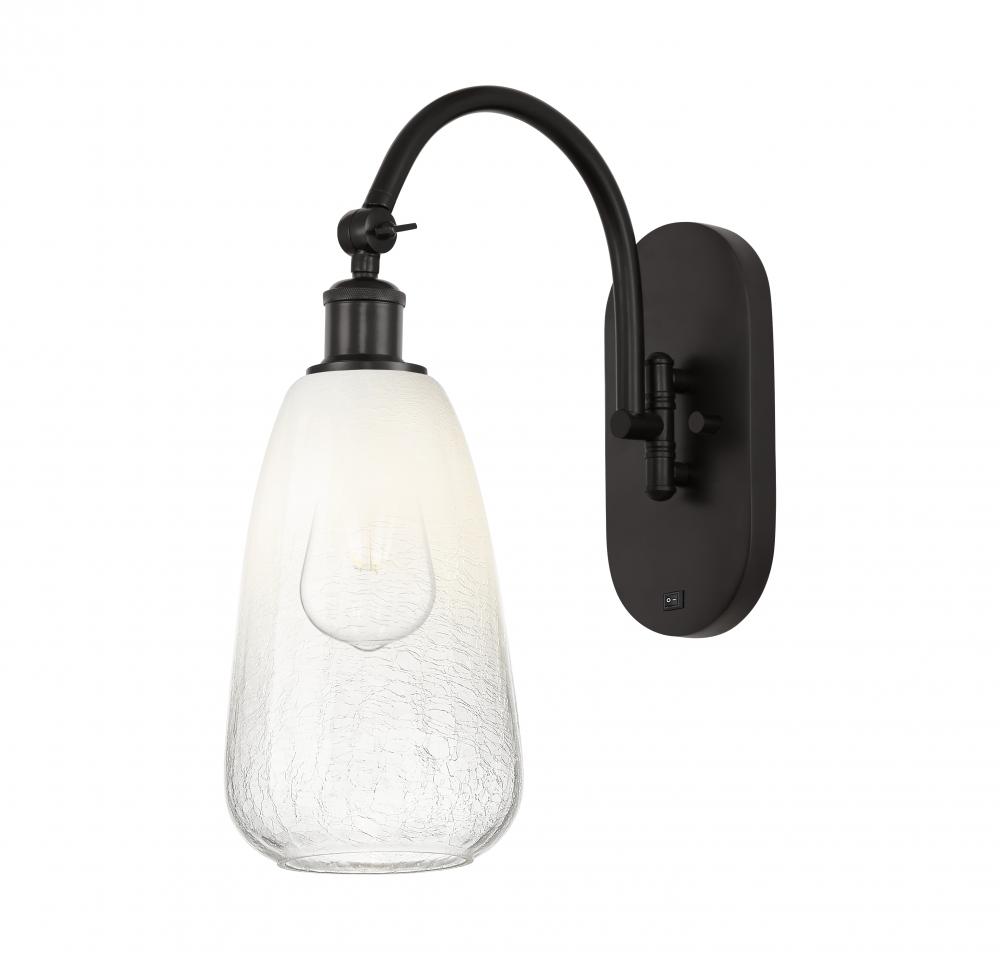 Brookhaven Almond - 1 Light - 6 inch - Oil Rubbed Bronze - Sconce