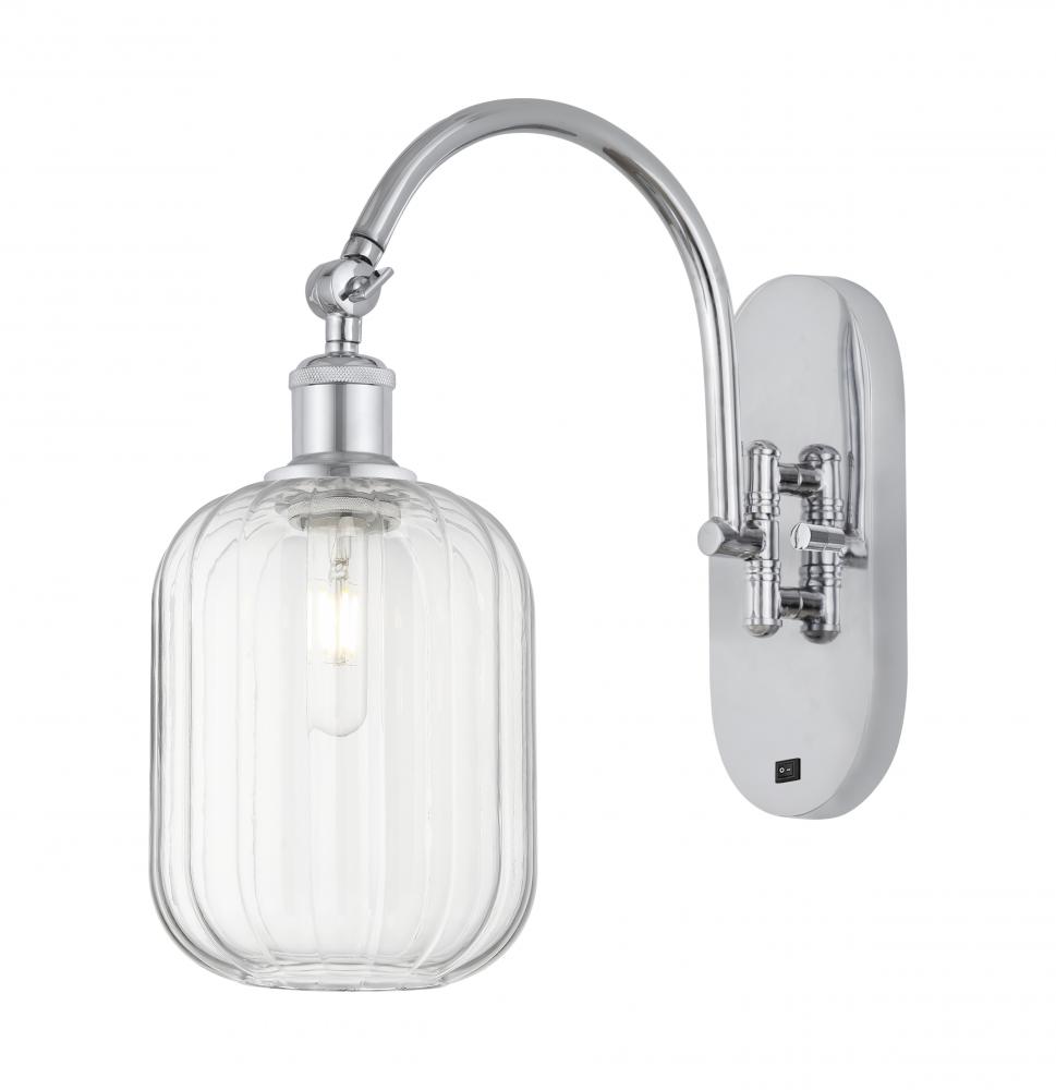 Preston Cylinder - 1 Light - 7 inch - Polished Chrome - Sconce