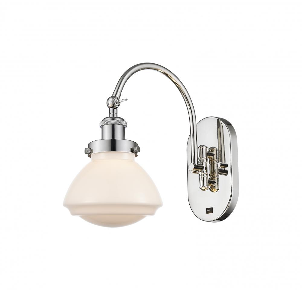 Olean - 1 Light - 7 inch - Polished Nickel - Sconce