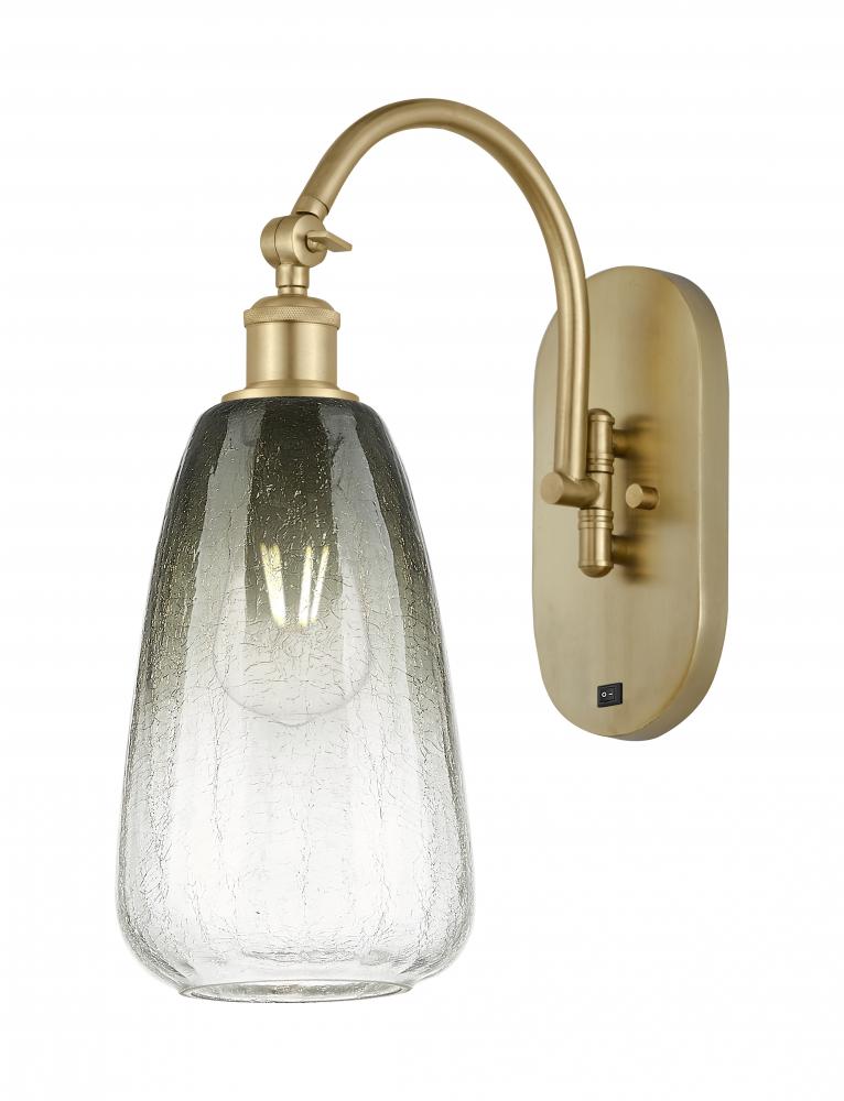 Brookhaven Almond - 1 Light - 6 inch - Satin Gold - Sconce