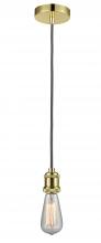 Innovations Lighting 100GD-10GY-1GD - Edison - 1 Light - 2 inch - Gold - Cord hung - Mini Pendant