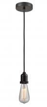 Innovations Lighting 100OB-10BK-0OB - Whitney - 1 Light - 2 inch - Oil Rubbed Bronze - Cord hung - Mini Pendant