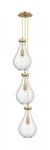 Innovations Lighting 103-451-1P-BB-G451-7CL - Owego - 3 Light - 7 inch - Brushed Brass - Multi Pendant