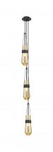 Innovations Lighting 103-452-1P-BK-G452-4ME - Milan - 3 Light - 6 inch - Matte Black - Multi Pendant
