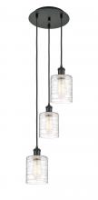 Innovations Lighting 113B-3P-BK-G1113 - Cobbleskill - 3 Light - 12 inch - Matte Black - Cord Hung - Multi Pendant