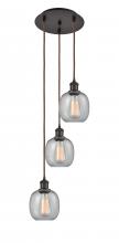 Innovations Lighting 113B-3P-OB-G104 - Belfast - 3 Light - 13 inch - Oil Rubbed Bronze - Cord Hung - Multi Pendant