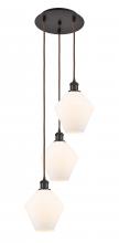 Innovations Lighting 113B-3P-OB-G651-8 - Cindyrella - 3 Light - 15 inch - Oil Rubbed Bronze - Cord Hung - Multi Pendant