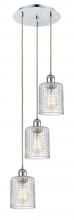 Innovations Lighting 113B-3P-PC-G112C-5CL - Cobbleskill - 3 Light - 12 inch - Polished Chrome - Cord Hung - Multi Pendant