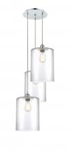 Innovations Lighting 113B-3P-PC-G112-L - Cobbleskill - 3 Light - 16 inch - Polished Chrome - Cord Hung - Multi Pendant