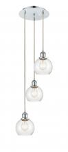 Innovations Lighting 113B-3P-PC-G124-6 - Athens - 3 Light - 12 inch - Polished Chrome - Cord Hung - Multi Pendant