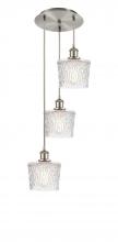 Innovations Lighting 113B-3P-SN-G402 - Niagara - 3 Light - 13 inch - Brushed Satin Nickel - Cord Hung - Multi Pendant