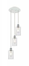 Innovations Lighting 113B-3P-WPC-G804 - Clymer - 3 Light - 10 inch - White Polished Chrome - Cord Hung - Multi Pendant