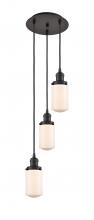 Innovations Lighting 113F-3P-OB-G311 - Dover - 3 Light - 11 inch - Oil Rubbed Bronze - Cord hung - Multi Pendant