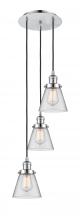 Innovations Lighting 113F-3P-PC-G62 - Cone - 3 Light - 13 inch - Polished Chrome - Cord hung - Multi Pendant