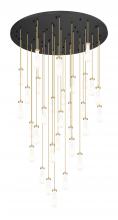 Innovations Lighting 160BK-451-1P-BB-G451-4GWH - Owego - 31 Light - 60 inch - Brushed Brushed Brass - Multi Pendant