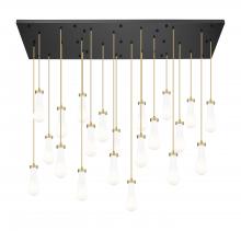 Innovations Lighting 172BK-451-1P-BB-G451-4GWH - Owego - 21 Light - 71 inch - Brushed Brushed Brass - Multi Pendant