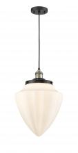 Innovations Lighting 201C-BAB-G661-12 - Bullet - 1 Light - 12 inch - Black Antique Brass - Cord hung - Mini Pendant