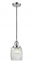 Innovations Lighting 201C-PC-G302 - Colton - 1 Light - 6 inch - Polished Chrome - Cord hung - Mini Pendant