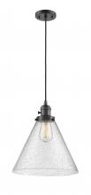 Innovations Lighting 201CSW-OB-G44-L - Cone - 1 Light - 12 inch - Oil Rubbed Bronze - Cord hung - Mini Pendant