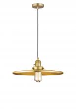 Innovations Lighting 201CSW-SG-MFR-SG-16 - Appalachian - 1 Light - 16 inch - Satin Gold - Cord hung - Mini Pendant