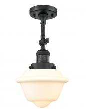 Innovations Lighting 201F-BK-G531 - Oxford - 1 Light - 7 inch - Matte Black - Semi-Flush Mount