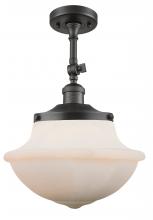 Innovations Lighting 201F-OB-G531 - Oxford - 1 Light - 7 inch - Oil Rubbed Bronze - Semi-Flush Mount