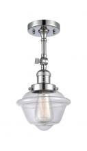 Innovations Lighting 201F-PC-G532 - Oxford - 1 Light - 7 inch - Polished Chrome - Semi-Flush Mount