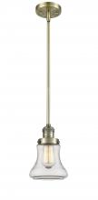 Innovations Lighting 201S-AB-G192 - Bellmont - 1 Light - 7 inch - Antique Brass - Stem Hung - Mini Pendant