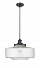 Innovations Lighting 201S-BK-G694-16 - Bridgeton - 1 Light - 16 inch - Matte Black - Stem Hung - Mini Pendant