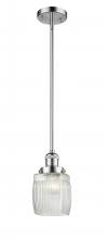 Innovations Lighting 201S-PC-G302 - Colton - 1 Light - 6 inch - Polished Chrome - Stem Hung - Mini Pendant