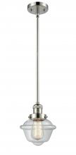 Innovations Lighting 201S-PN-G532 - Oxford - 1 Light - 8 inch - Polished Nickel - Stem Hung - Mini Pendant