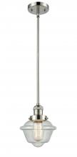 Innovations Lighting 201S-PN-G534 - Oxford - 1 Light - 8 inch - Polished Nickel - Stem Hung - Mini Pendant