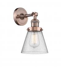 Innovations Lighting 203-AC-G64 - Cone - 1 Light - 6 inch - Antique Copper - Adjustable Sconce