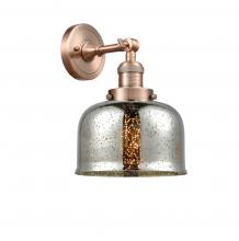 Innovations Lighting 203-AC-G78 - Bell - 1 Light - 8 inch - Antique Copper - Adjustable Sconce