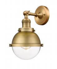 Innovations Lighting 203-BB-HFS-62-BB - Hampden - 1 Light - 7 inch - Brushed Brass - Sconce