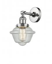 Innovations Lighting 203-PC-G534 - Oxford - 1 Light - 8 inch - Polished Chrome - Sconce