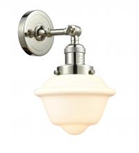 Innovations Lighting 203-PN-G531 - Oxford - 1 Light - 8 inch - Polished Nickel - Sconce