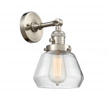 Innovations Lighting 203SW-SN-G172-LED - Fulton - 1 Light - 7 inch - Brushed Satin Nickel - Sconce