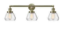 Innovations Lighting 205-AB-G172 - Fulton - 3 Light - 30 inch - Antique Brass - Bath Vanity Light