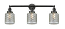 Innovations Lighting 205-BK-G262 - Stanton - 3 Light - 32 inch - Matte Black - Bath Vanity Light