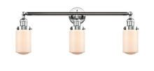 Innovations Lighting 205-PC-G311 - Dover - 3 Light - 31 inch - Polished Chrome - Bath Vanity Light