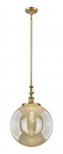 Innovations Lighting 206-BB-G208-16 - Beacon - 1 Light - 16 inch - Brushed Brass - Stem Hung - Adjustable Mini Pendant